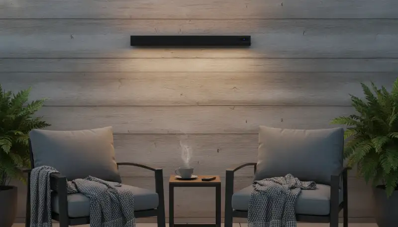 Effiziente Wärme für Ihre Outdoor-Oase