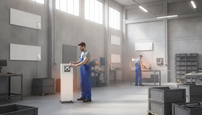 Infrarot Großheizung: Planung und Installation