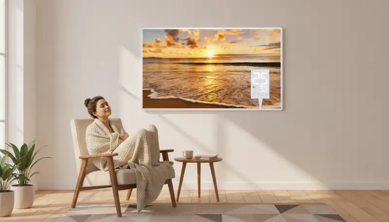 Infrarotheizung Bild: Wärme als Kunst