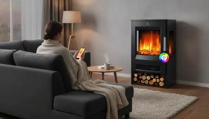 Wärme auf Knopfdruck: Der KESSER Elektrokamin erobert unsere Herzen